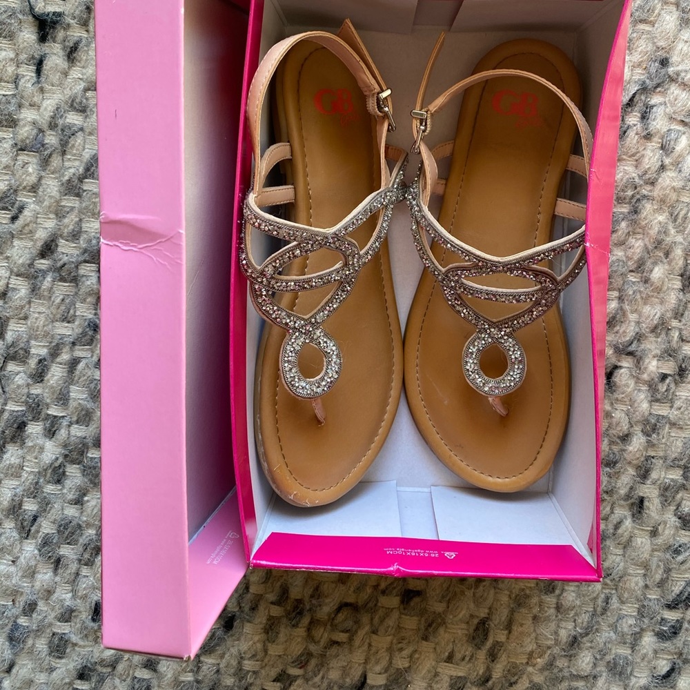 Gianni Bono Girls Size 5 Dress Sandals